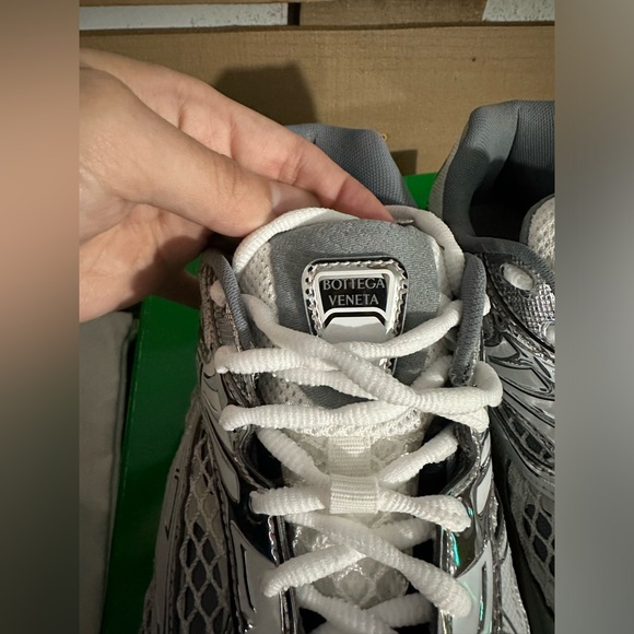 Bottega venneta women’s orbit metallic mesh sneakers size 40/10 - Picture 5 of 10